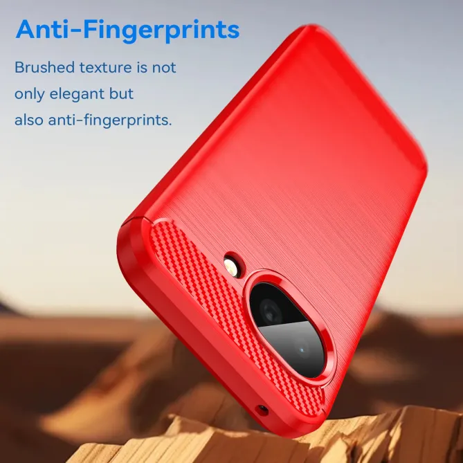 Coque Google Pixel 10a flexible effet brossé avec verre trempé