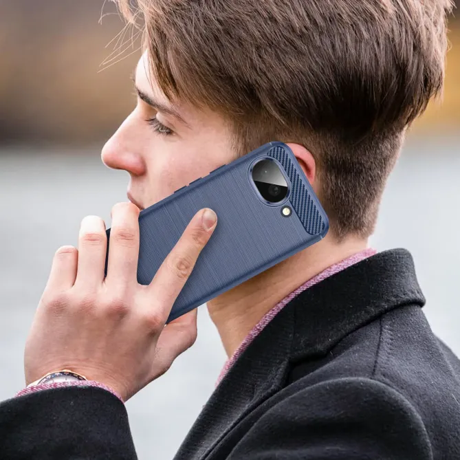 Coque Google Pixel 10a flexible effet brossé avec verre trempé