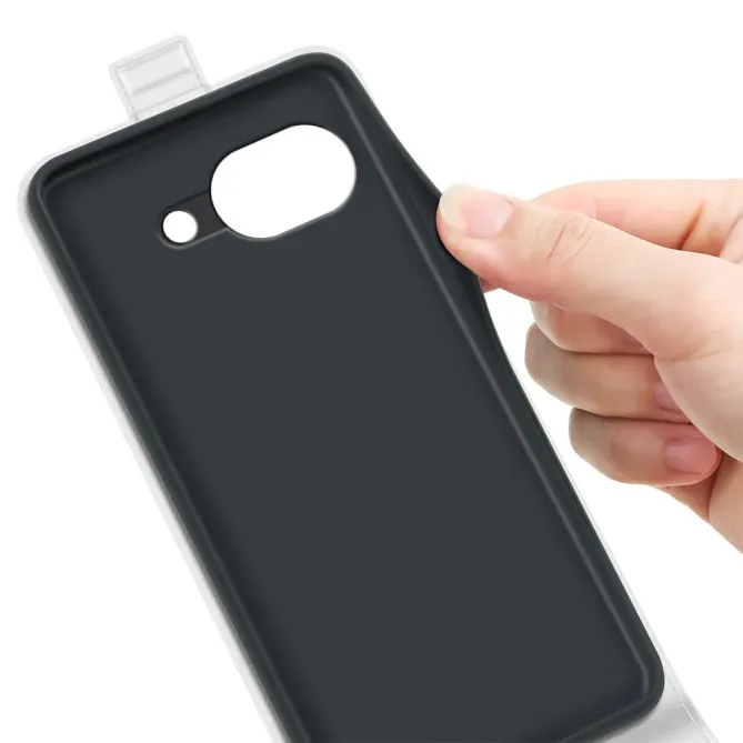 Étui Google Pixel 10a simili cuir avec rabat verticale