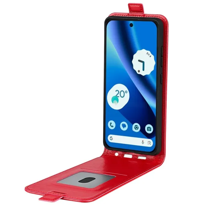 Étui Google Pixel 10a simili cuir avec rabat verticale