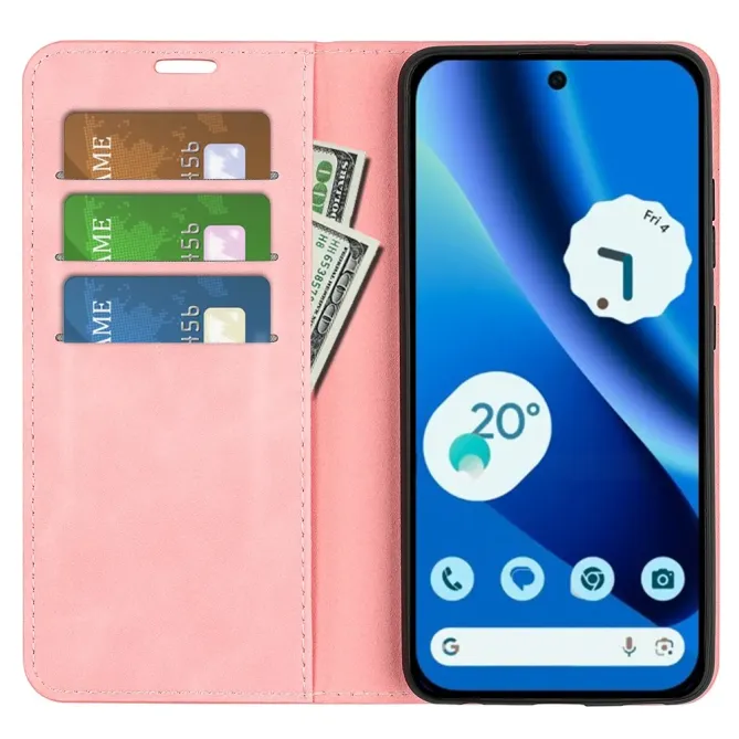 Étui Google Pixel 10a simili cuir fonction stand