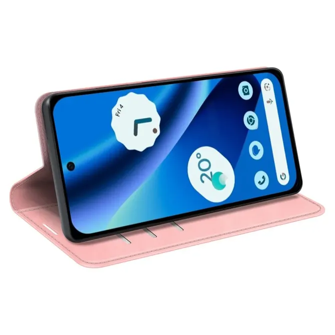 Étui Google Pixel 10a simili cuir fonction stand