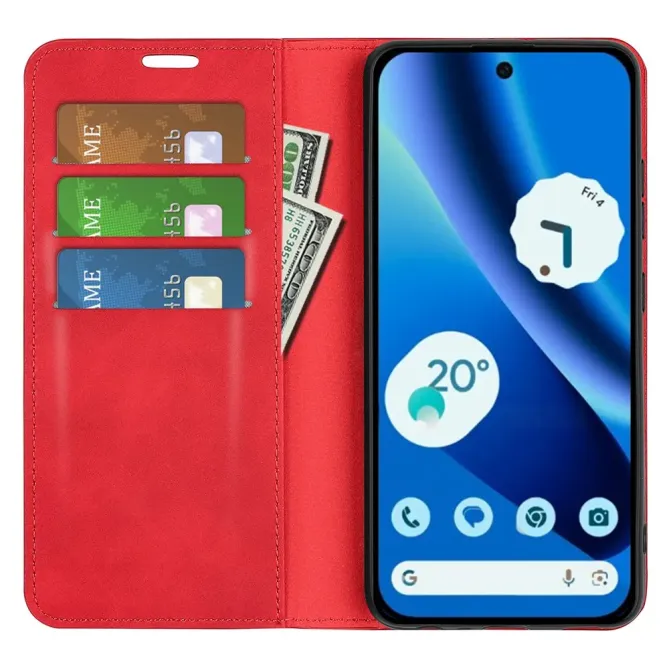 Étui Google Pixel 10a simili cuir fonction stand