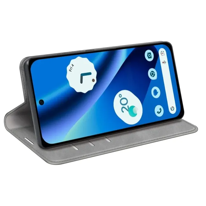 Étui Google Pixel 10a simili cuir fonction stand