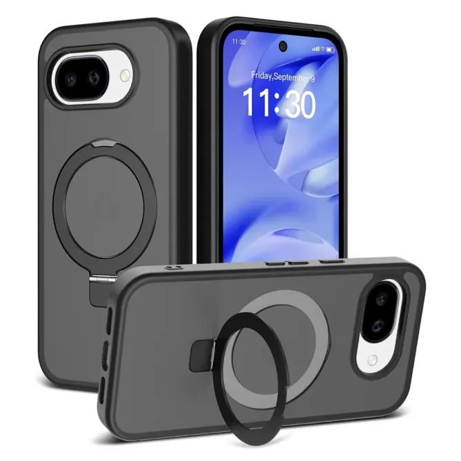 Coque Google Pixel 10a Matte Magnétique avec Support et Verre Trempé