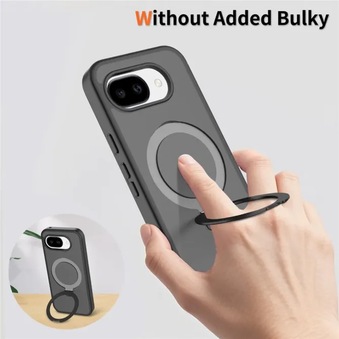 Coque Google Pixel 10a Matte Magnétique avec Support et Verre Trempé