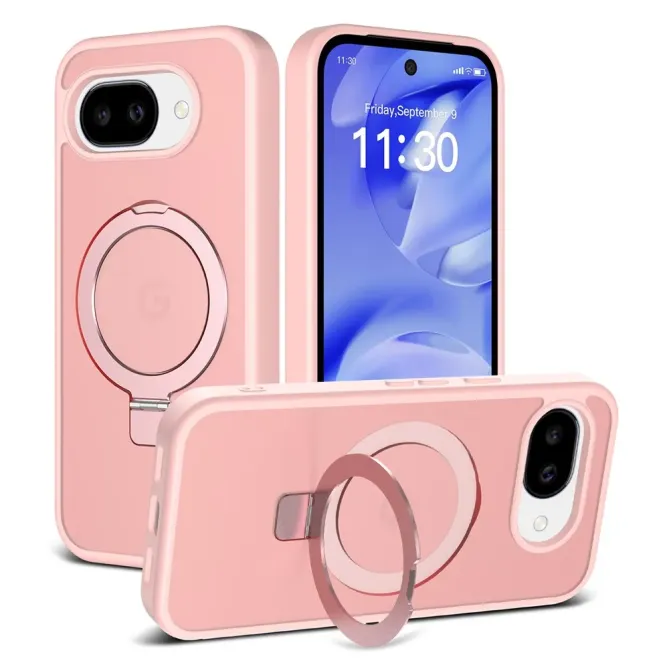 Coque Google Pixel 10a Matte Magnétique avec Support et Verre Trempé