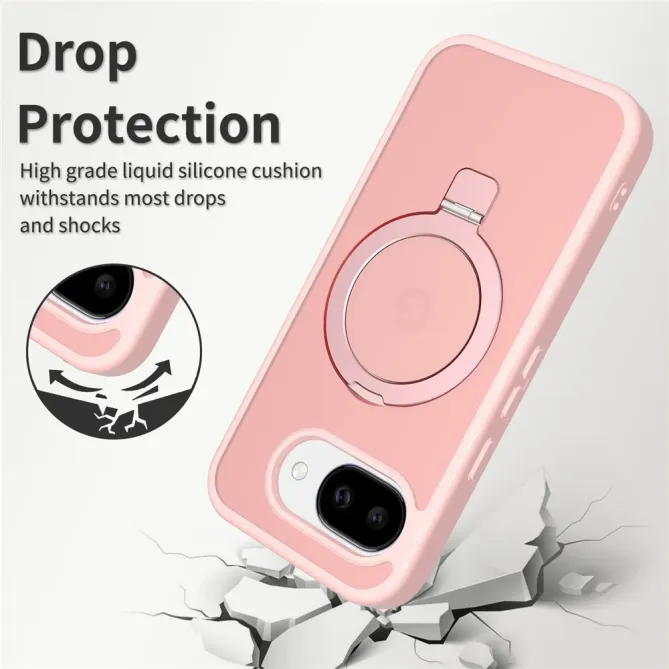 Coque Google Pixel 10a Matte Magnétique avec Support et Verre Trempé