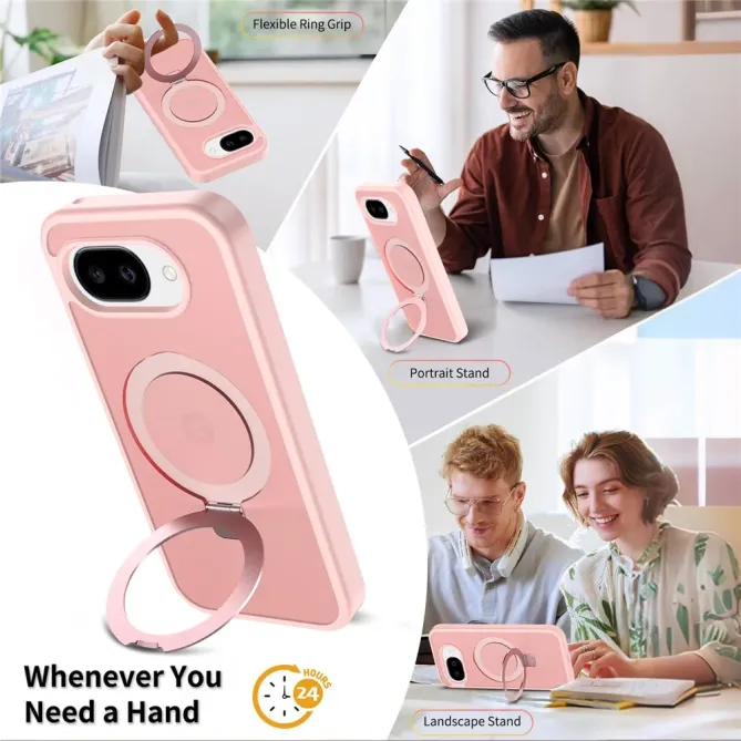 Coque Google Pixel 10a Matte Magnétique avec Support et Verre Trempé