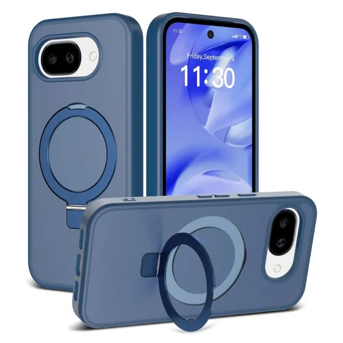 Coque Google Pixel 10a Matte Magnétique avec Support et Verre Trempé