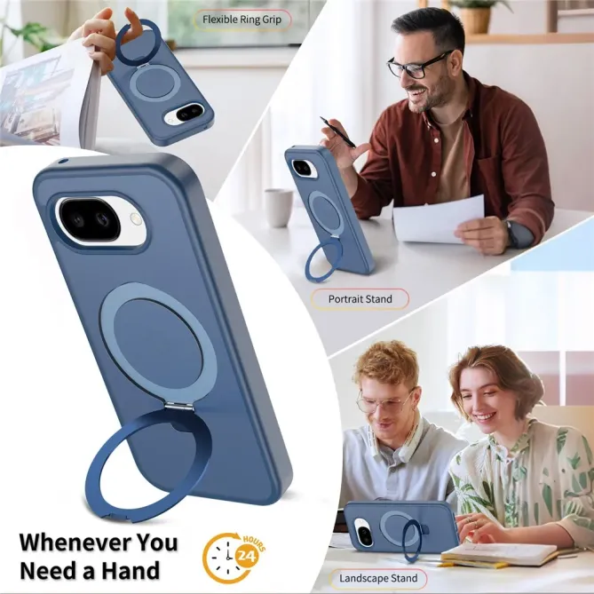 Coque Google Pixel 10a Matte Magnétique avec Support et Verre Trempé