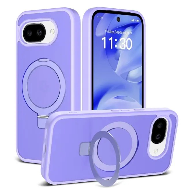 Coque Google Pixel 10a Matte Magnétique avec Support et Verre Trempé