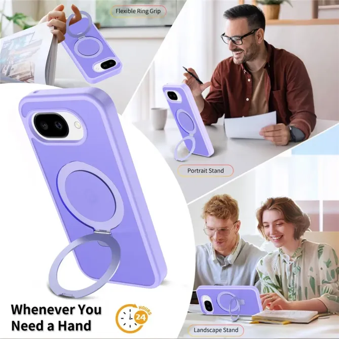 Coque Google Pixel 10a Matte Magnétique avec Support et Verre Trempé
