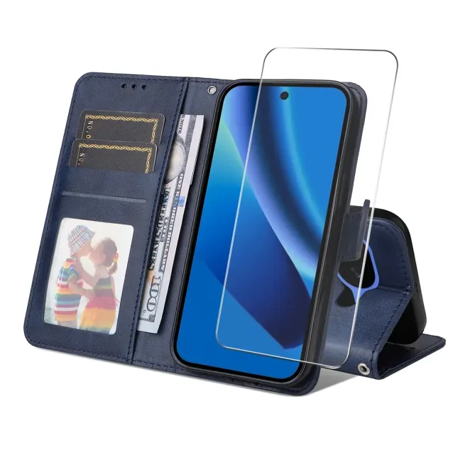 Housse Google Pixel 10a Portefeuille avec Verre Trempé