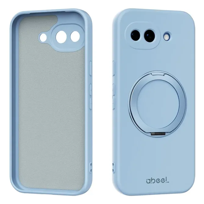 Coque Google Pixel 10a Silicone Liquide Magnétique avec Support