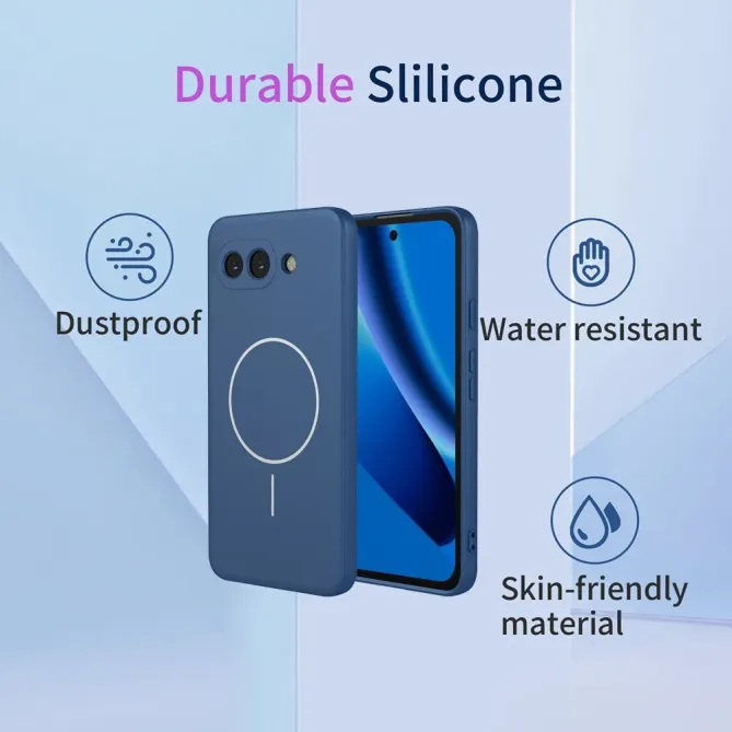 Coque Google Pixel 10a Silicone Liquide Magnétique
