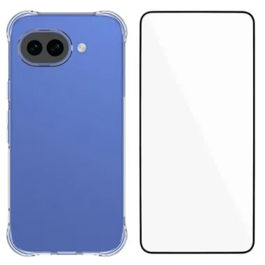Pack Google Pixel 10a | Coque Coins Renforcés Transparente avec Verre 