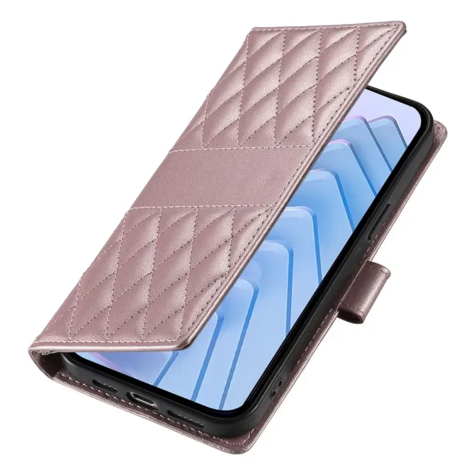 Housse Google Pixel 10a Losanges Cousus avec Bandoulière