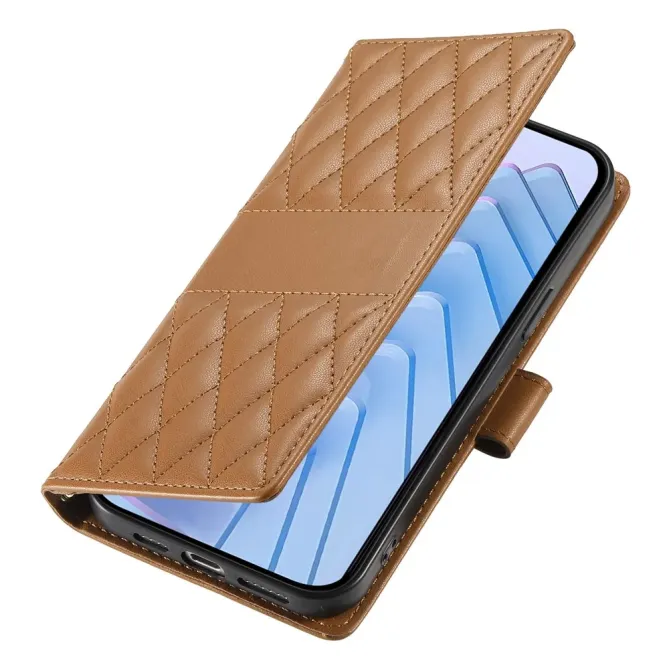 Housse Google Pixel 10a Losanges Cousus avec Bandoulière