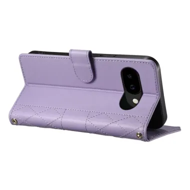 Housse Google Pixel 10a Losanges Cousus avec Bandoulière