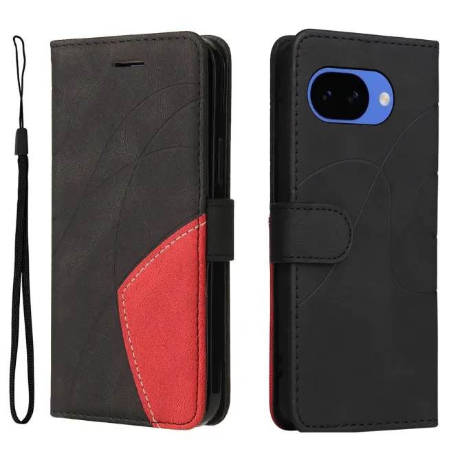 Housse Portefeuille Google Pixel 10a Bicolore Artistique avec Support