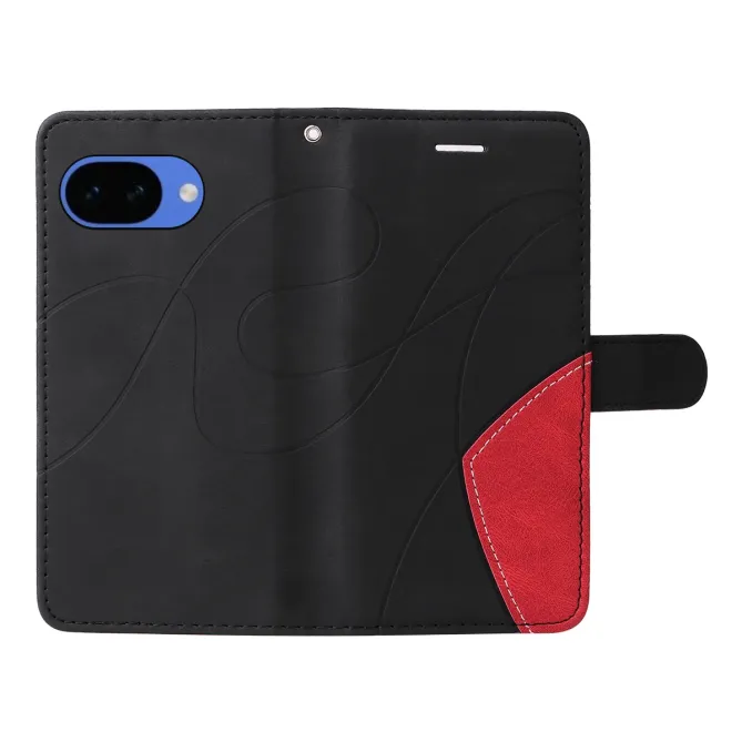 Housse Portefeuille Google Pixel 10a Bicolore Artistique avec Support