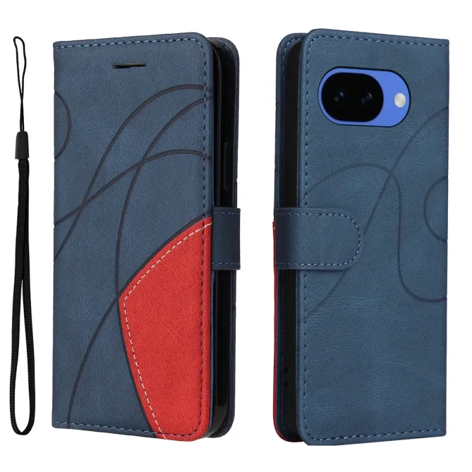 Housse Portefeuille Google Pixel 10a Bicolore Artistique avec Support