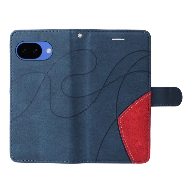 Housse Portefeuille Google Pixel 10a Bicolore Artistique avec Support