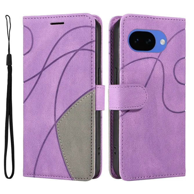 Housse Portefeuille Google Pixel 10a Bicolore Artistique avec Support