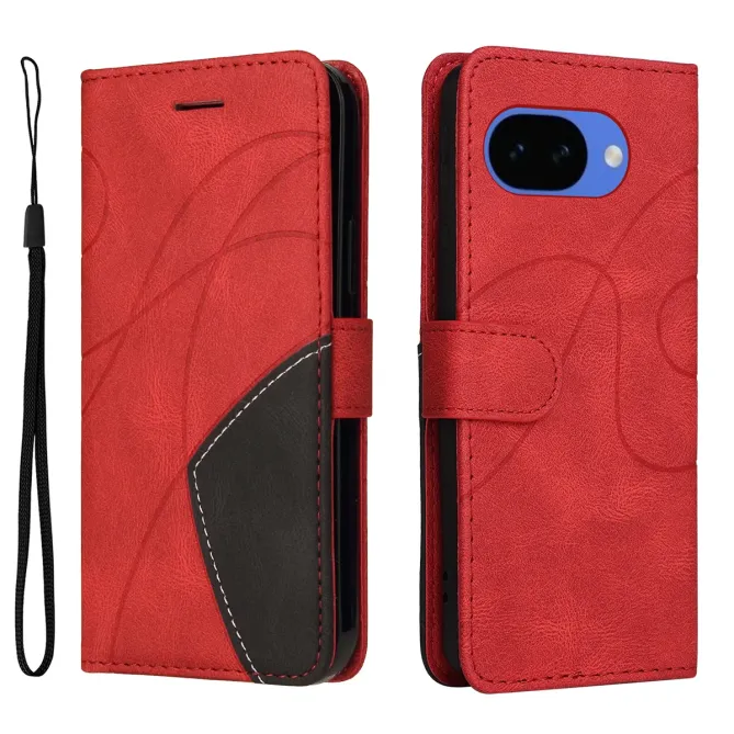 Housse Portefeuille Google Pixel 10a Bicolore Artistique avec Support