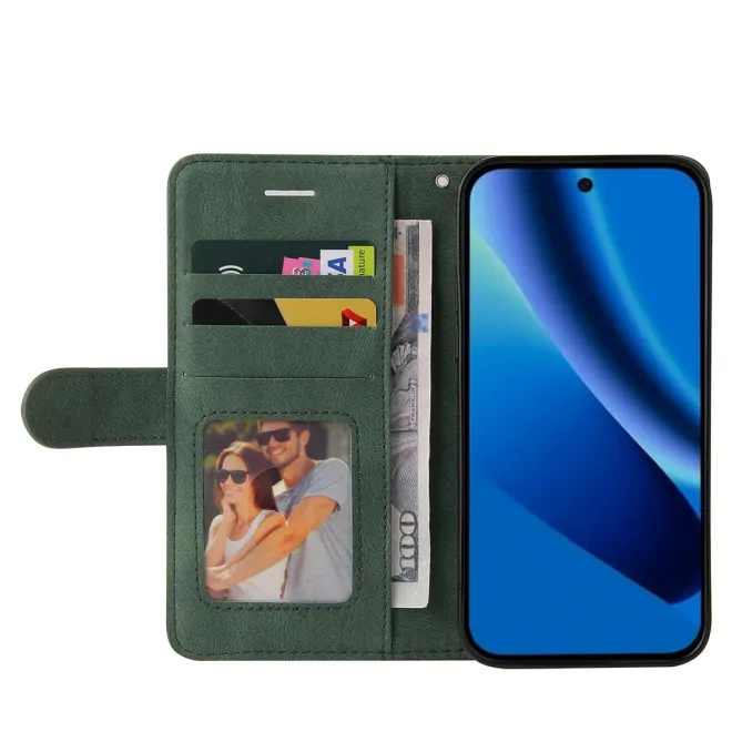 Housse Portefeuille Google Pixel 10a Bicolore Artistique avec Support
