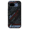 Coque Google Pixel 10a Design Circuit Bleu et Rouge