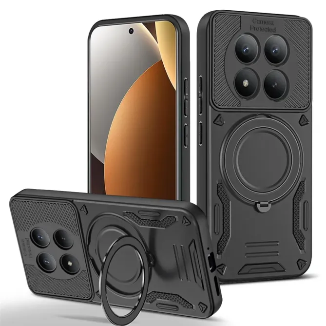 Coque Xiaomi Redmi Note 15 Pro+ 5G / Poco M8 Pro 5G armure avec anneau