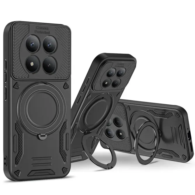Coque Xiaomi Redmi Note 15 Pro+ 5G / Poco M8 Pro 5G armure avec anneau