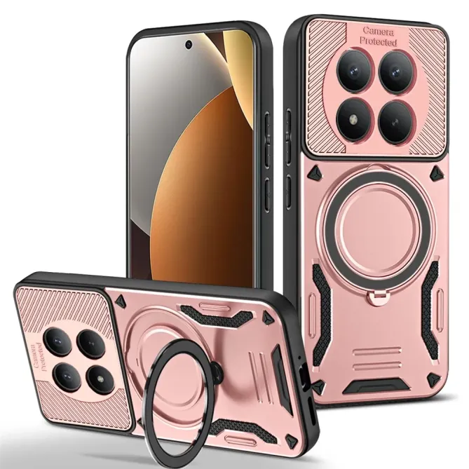 Coque Xiaomi Redmi Note 15 Pro+ 5G / Poco M8 Pro 5G armure avec anneau