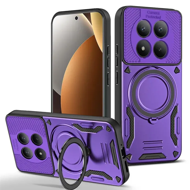 Coque Xiaomi Redmi Note 15 Pro+ 5G / Poco M8 Pro 5G armure avec anneau