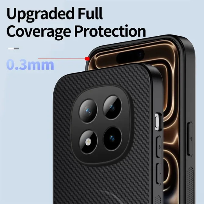 Coque Xiaomi Redmi Note 15 Pro+ 5G / Poco M8 Pro 5G Magnétique Carbone