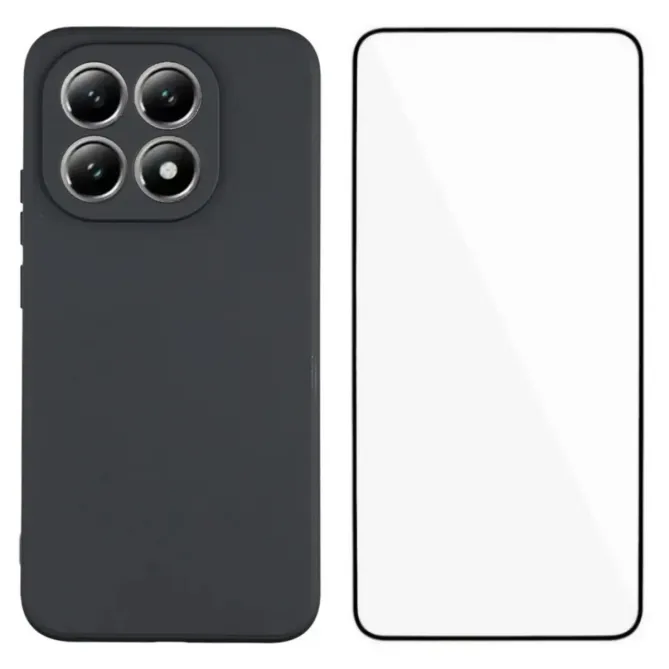 Coque Xiaomi 15T Soft TPU avec Verre Trempé Noir - photo 2