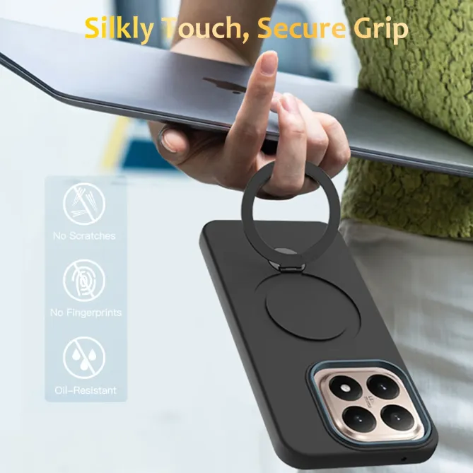 Coque Xiaomi 15T Magnétique avec Anneau Rotatif