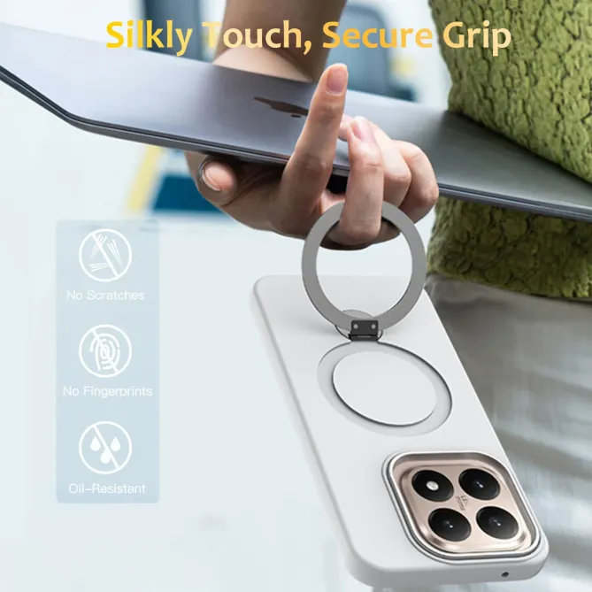 Coque Xiaomi 15T Magnétique avec Anneau Rotatif