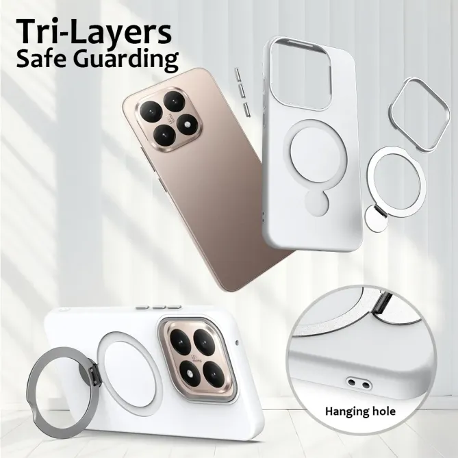 Coque Xiaomi 15T Magnétique avec Anneau Rotatif