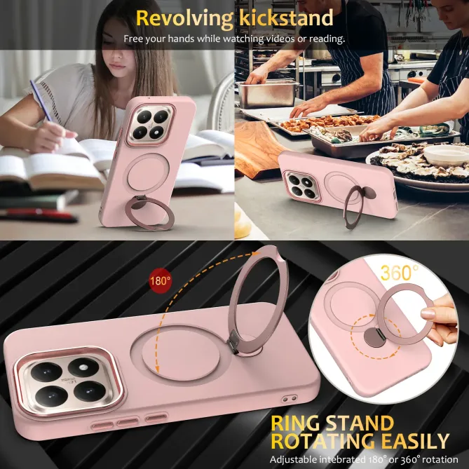 Coque Xiaomi 15T Magnétique avec Anneau Rotatif