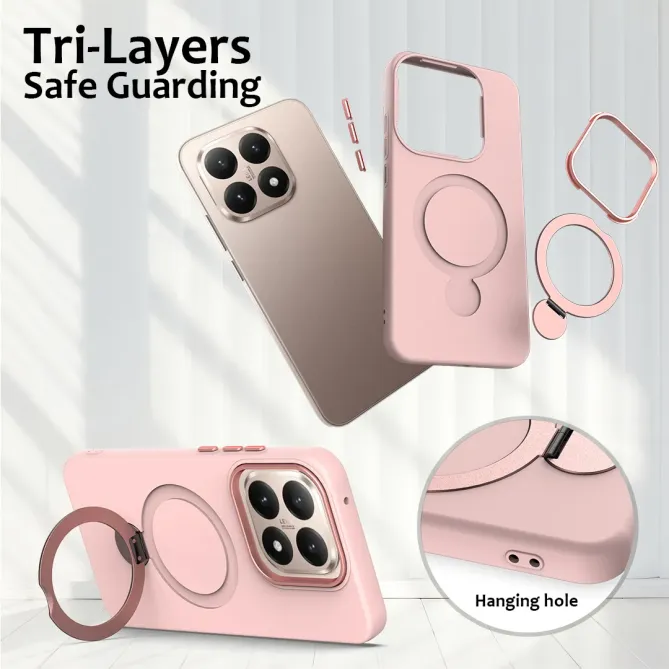 Coque Xiaomi 15T Magnétique avec Anneau Rotatif