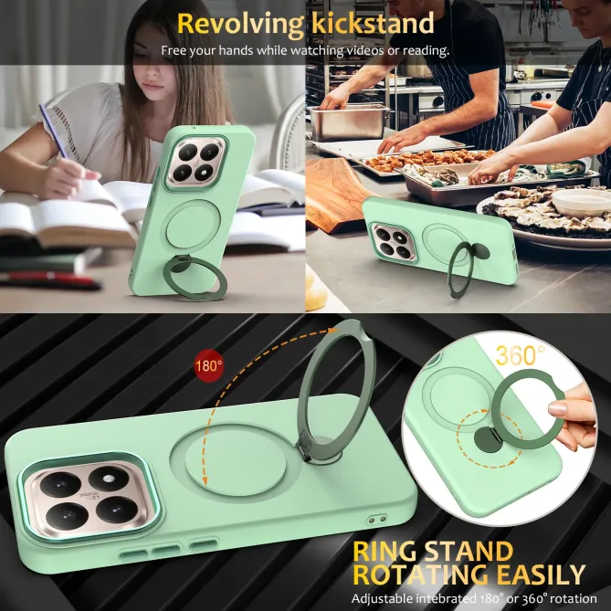 Coque Xiaomi 15T Magnétique avec Anneau Rotatif