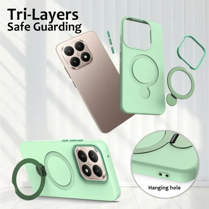 Coque Xiaomi 15T Magnétique avec Anneau Rotatif
