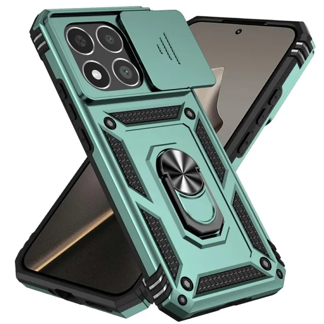 Coque Xiaomi 15T Résistante avec Protection d'Objectif et Anneau | RAI