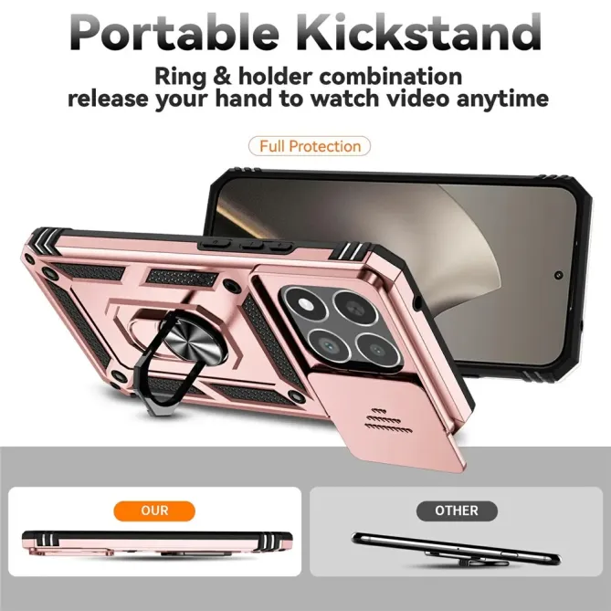 Coque Xiaomi 15T Résistante avec Protection d'Objectif et Anneau | RAI