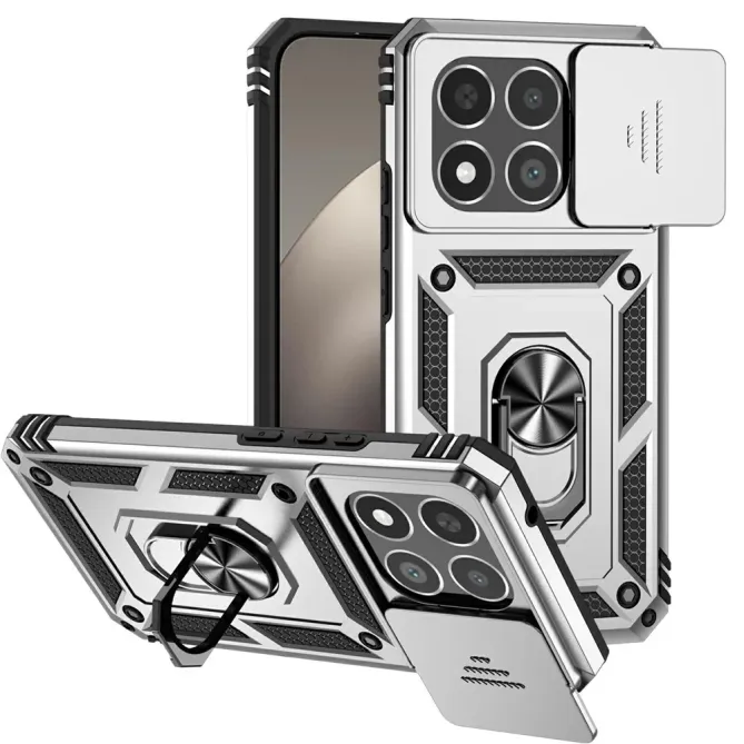 Coque Xiaomi 15T Résistante avec Protection d'Objectif et Anneau | RAI