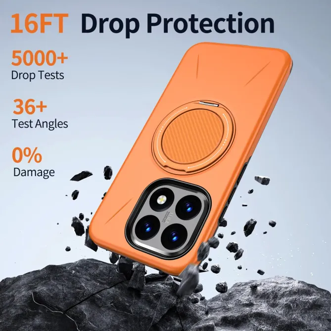 Coque Xiaomi 15T Antichoc avec Anneau 360 Degrés | AXIS