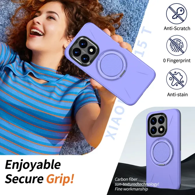 Coque Xiaomi 15T Antichoc avec Anneau 360 Degrés | AXIS